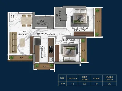Poonam Polaris 2 & 3 BHK Luxury Residences at Andheri West